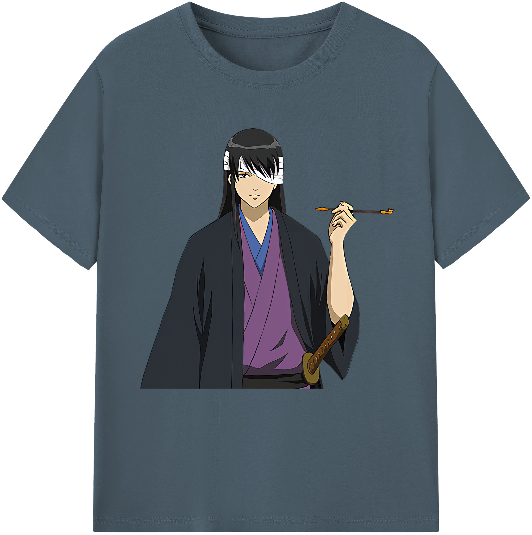 （画像用） ぎんたま 坂田銀時（さかたぎんとき） 神楽 志村新八（しむら しんぱち） GINTAMA Sakata Gintoki Kagura Shimura Shinpachi 綿100％半袖Tシャツ（フロントプリント）